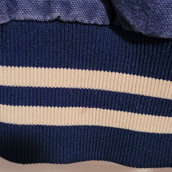 VTG George Strait Denim Varsity Jacket Sz XL - Picture 6 of 9